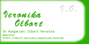 veronika olbort business card